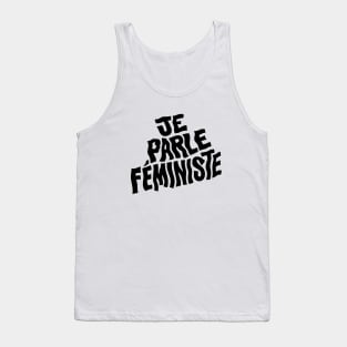 Je Parle Feministe Tank Top